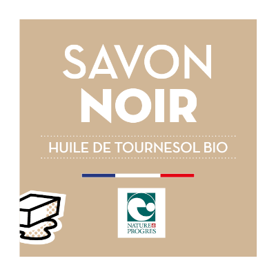 Savon Noir à l'huile de tournesol - Nature &amp; Progrès SAVONS ARTHUR - BIB 10L