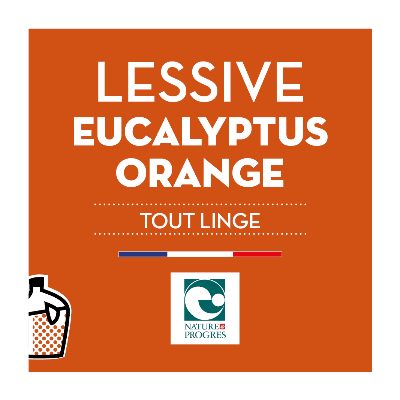 Lessive liquide - Tout linge - Eucalyptus &amp; Orange - Nature &amp; Progrès SAVONS ARTHUR - BIB10L