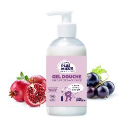 [JB0565BOUT03] Gel douche parfum Cassis Grenade - Flacon consigne 300mL